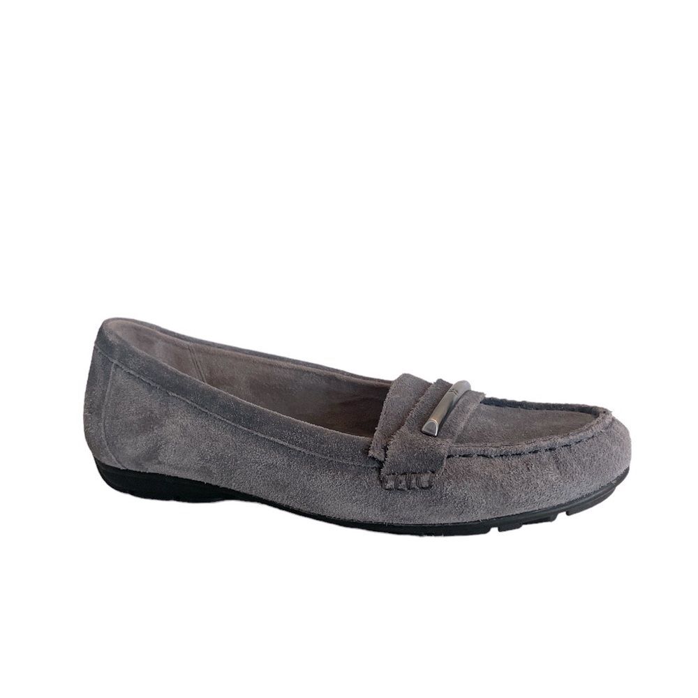 Naturalizer N5 Comfort Kamille Gray Suede Loafer, Size 9N‎